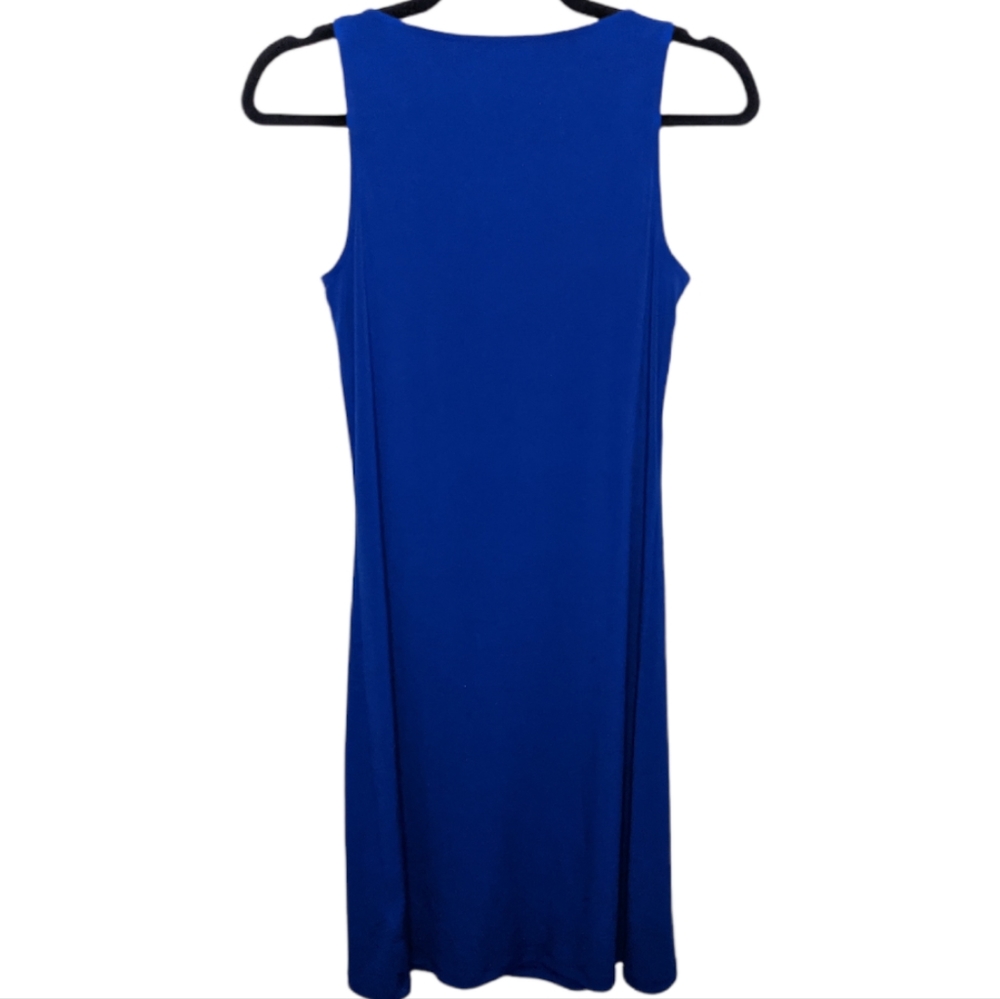 Michael Kors Blue Scoop Neck Sleeveless Dress, Size S 💙 - Picture 2 of 10